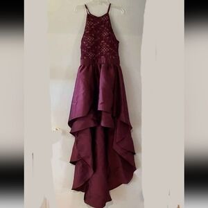 Emerald Sundae Burgundy Dress
